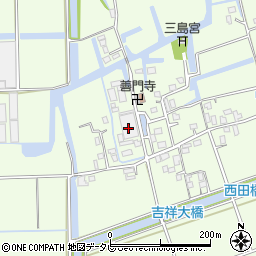 福岡県三潴郡大木町三八松1500-1周辺の地図