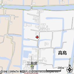 福岡県柳川市高島439周辺の地図
