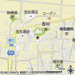 福岡県筑後市溝口1240周辺の地図