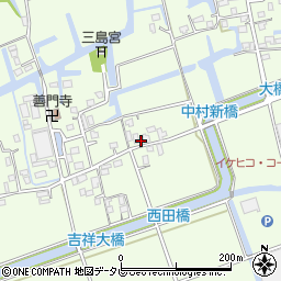 福岡県三潴郡大木町三八松1356-2周辺の地図