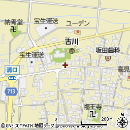 福岡県筑後市溝口1252周辺の地図