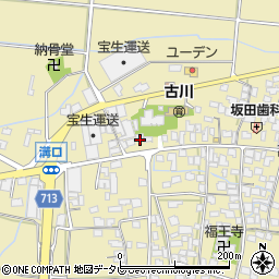 福岡県筑後市溝口1239周辺の地図