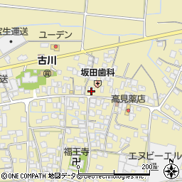 福岡県筑後市溝口1211周辺の地図