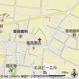 福岡県筑後市溝口1126周辺の地図