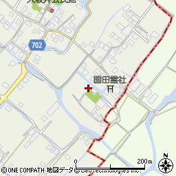福岡県大川市坂井周辺の地図