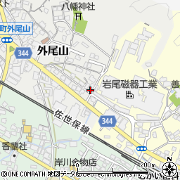 佐賀県西松浦郡有田町外尾山丙1587周辺の地図