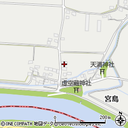 福岡県八女市川犬犬馬場723周辺の地図