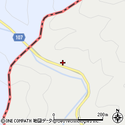 高知県四万十市西土佐中家地15周辺の地図