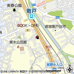 カーコンビニ倶楽部（株）九州エナジー　敷戸店周辺の地図