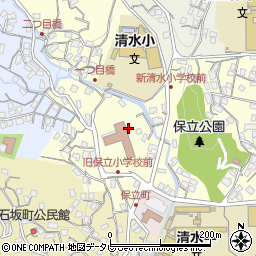 長崎県佐世保市保立町周辺の地図