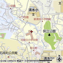 長崎県佐世保市保立町周辺の地図