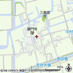 福岡県三潴郡大木町三八松1474周辺の地図