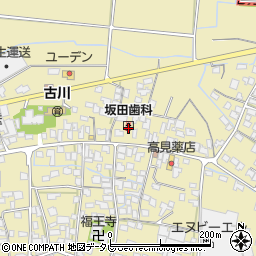 福岡県筑後市溝口1210-1周辺の地図