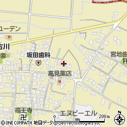 福岡県筑後市溝口1128周辺の地図