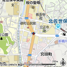 俵町周辺の地図