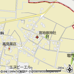 福岡県筑後市溝口1096周辺の地図