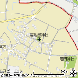 福岡県筑後市溝口1084周辺の地図