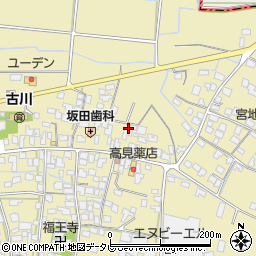 福岡県筑後市溝口1132周辺の地図