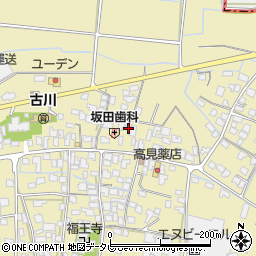 福岡県筑後市溝口1202-3周辺の地図