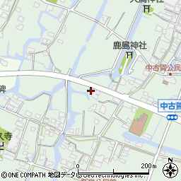 福岡県柳川市東蒲池822周辺の地図