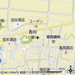 福岡県筑後市溝口1224周辺の地図