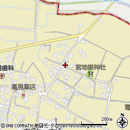 福岡県筑後市溝口1062周辺の地図