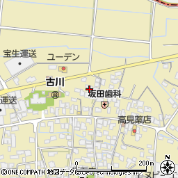 福岡県筑後市溝口964-4周辺の地図