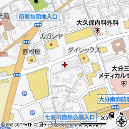 大分銀行わさだ支店周辺の地図