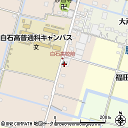 佐賀県杵島郡白石町今泉38周辺の地図