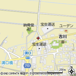 福岡県筑後市溝口911-1周辺の地図