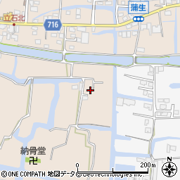 福岡県柳川市立石492-3周辺の地図