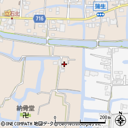 福岡県柳川市立石492周辺の地図