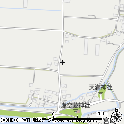 福岡県八女市川犬犬馬場709周辺の地図