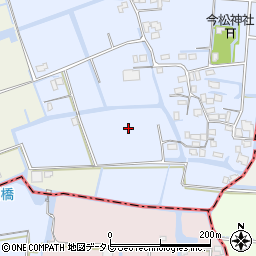 福岡県三潴郡大木町高橋周辺の地図