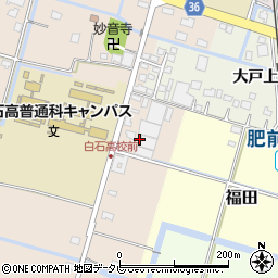 佐賀県杵島郡白石町今泉41周辺の地図