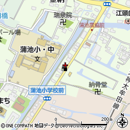 柳川城石油ＳＳ周辺の地図
