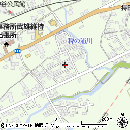 佐賀県武雄市上西山6-41周辺の地図
