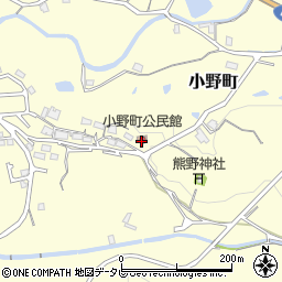 小野町公民館周辺の地図