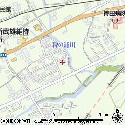 佐賀県武雄市上西山6-7周辺の地図