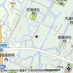 福岡県柳川市東蒲池1363周辺の地図