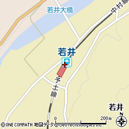 若井駅周辺の地図