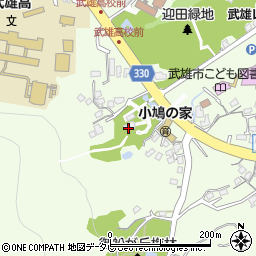 武雄神社周辺の地図