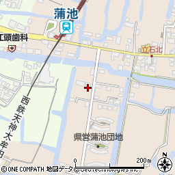 福岡県柳川市立石876周辺の地図