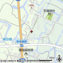 福岡県柳川市東蒲池1322-1周辺の地図