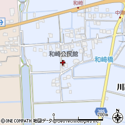 和崎公民館周辺の地図