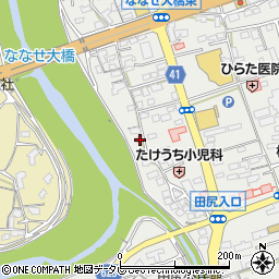 大分県大分市田尻385-5周辺の地図