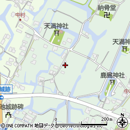 福岡県柳川市東蒲池1252周辺の地図