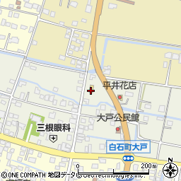 セブンイレブン佐賀白石店周辺の地図