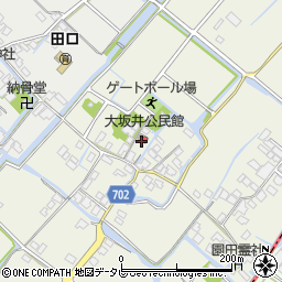 大坂井公民館周辺の地図