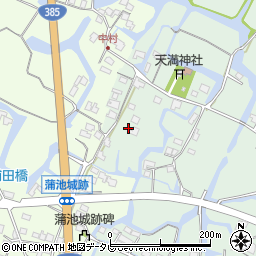 福岡県柳川市東蒲池1330周辺の地図